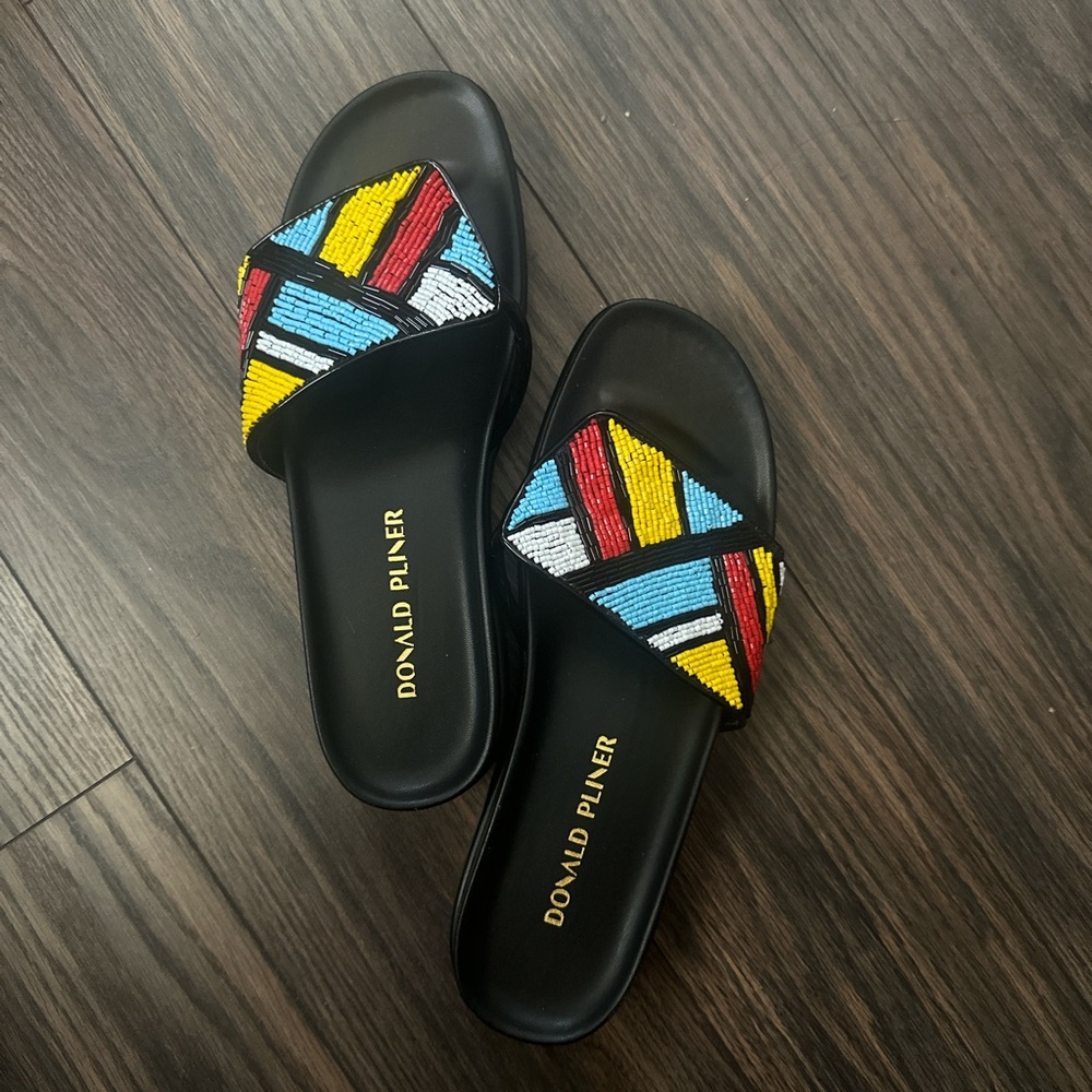 Beaded summer sandals